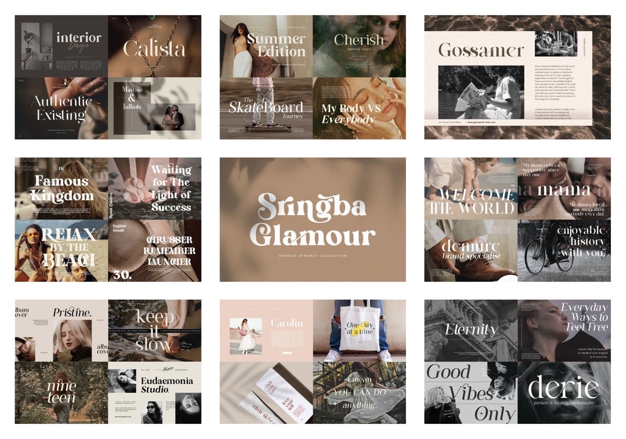 Font Bundles 限免：New Stylish Serif 襯線字型包免費下載，支援商用授權 – 免費資源網