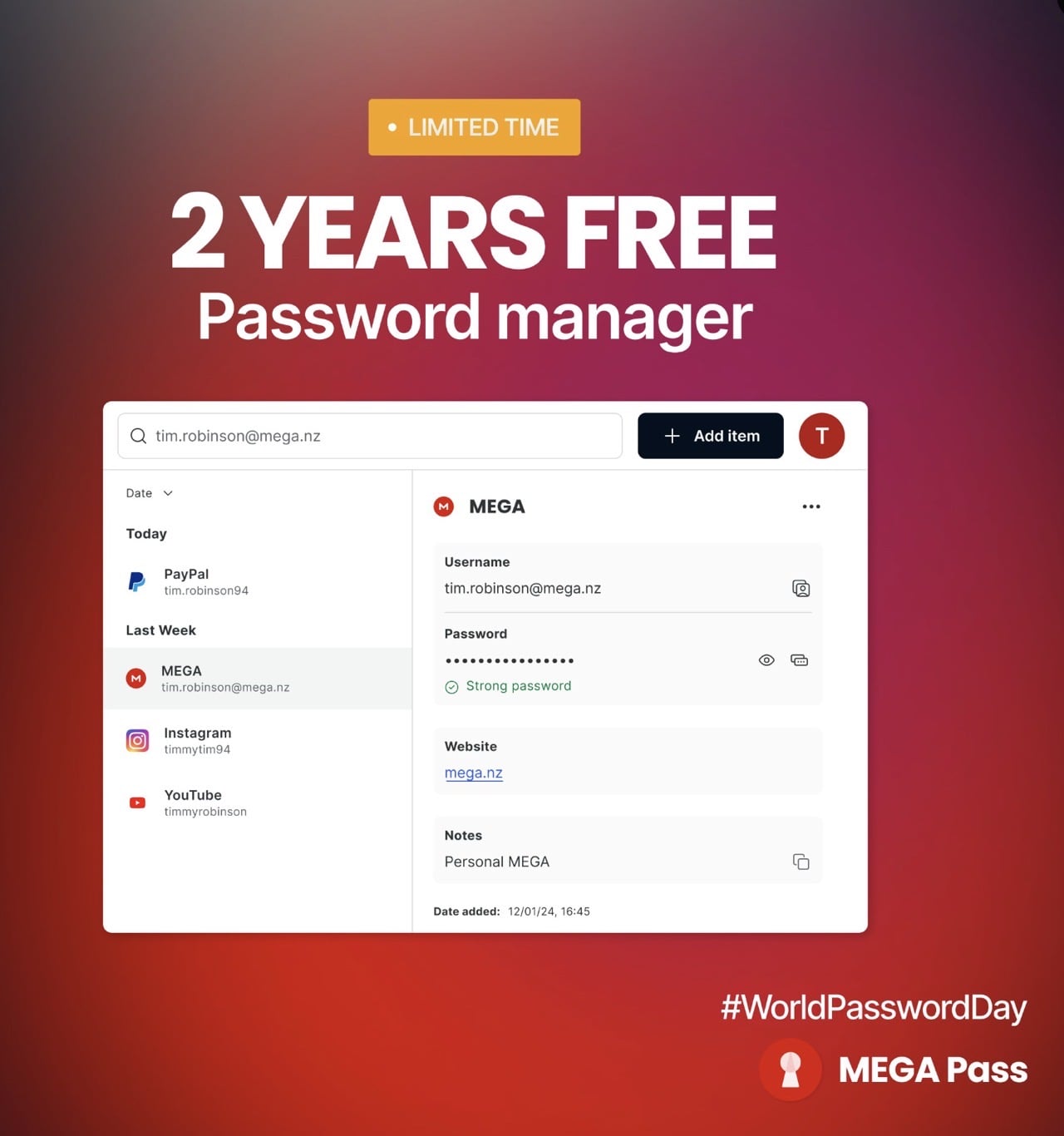 MEGA Pass 兩年份限時免費：世界密碼日限定領取教學 – 免費資源網