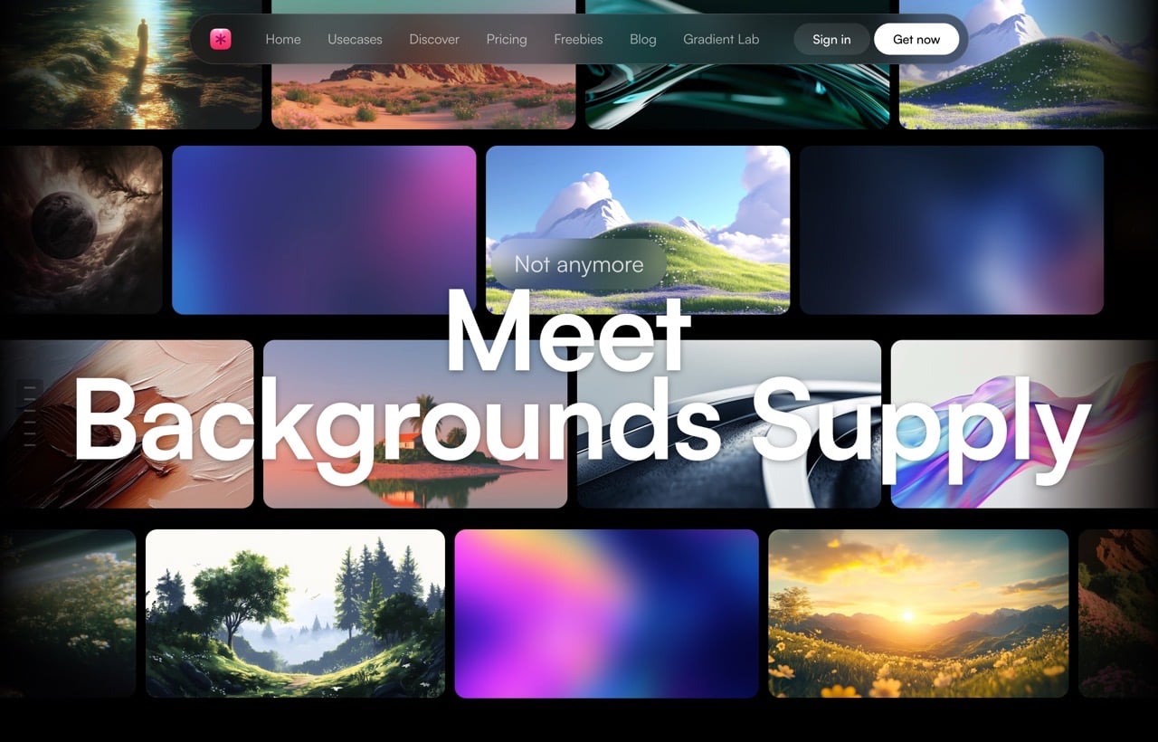 免費背景圖庫下載：Backgrounds Supply 漸層桌布