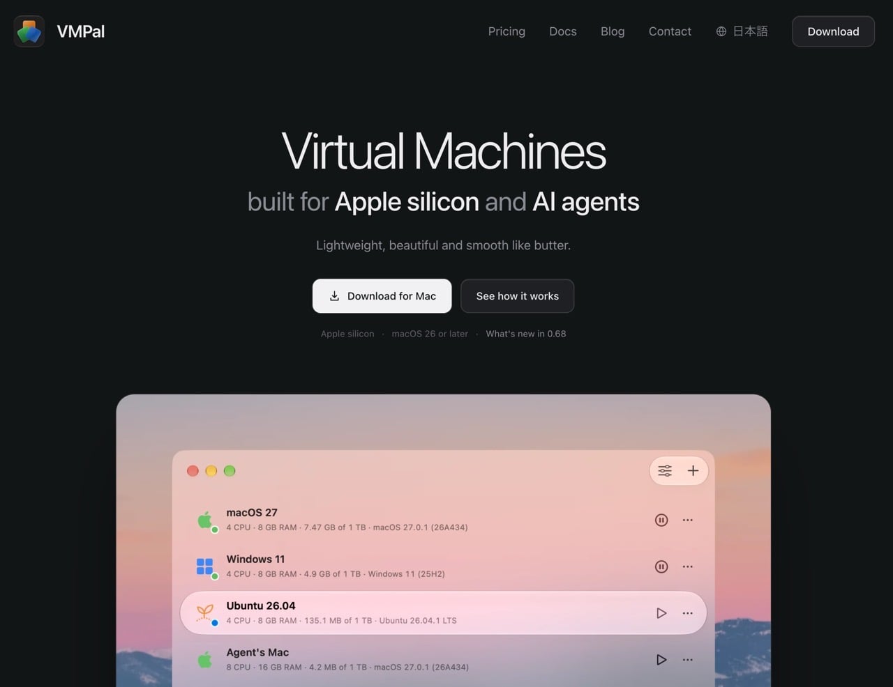 Mac 虛擬機器 VMPal：Parallels 替代方案